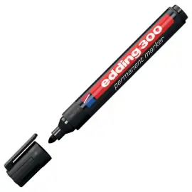 Permanente marker - E 300 - zwart -EDDING 