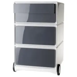 Mobiele caisson EASYBOX 2 lades en 2 pennenzakken antraciet 