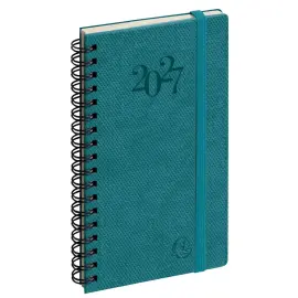 Weekagenda spiraal EXACOMPTA Swan 9x16cm - Blauw 