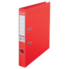 Ordner met hefboom n&deg; 1 Power - Rug 5 cm - Rood - ESSELTE 