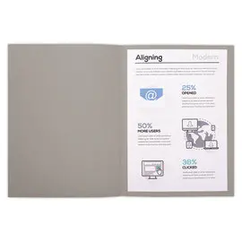 100  Inlegmappen 24 x 32cm Exacompta Forever gerecycleerd 170g 