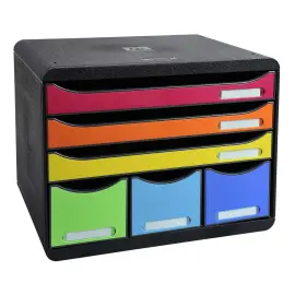 Module met 6 lades STORE BOX MAXI harlekijn 