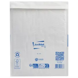 100  Witte gewatteerde omslagen met luchtkussens Sealed Air - 270 x 360 mm - JOVIMAIL 