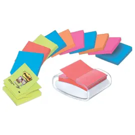 Blokken super sticky Z-Notes 76x76 mm + gratis dispenser - POST-IT 