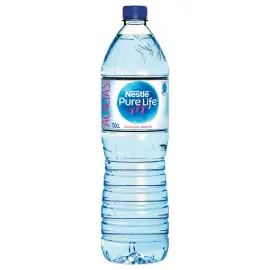 6  Waterflessen Nestl&eacute; Pure Life - 1,5 L - NESTL&Eacute; 