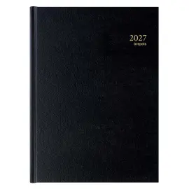 Dagagenda Bremax 2 Zwart  - 21 x 29 cm - BREPOLS 