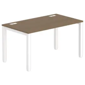 Bureau BRUXELLES 140 x 80 notelaar - witte poten 