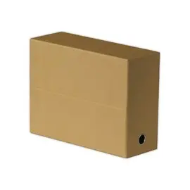 Gestoffeerde opbergdoos rug 12 cm - beige - OXFORD 