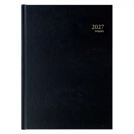 Dagagenda 2027 zwart Bremax 1 - 21 x 29 cm - BREPOLS 