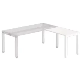Retour BRUSSEL 98 x 60 wit - witte poten 