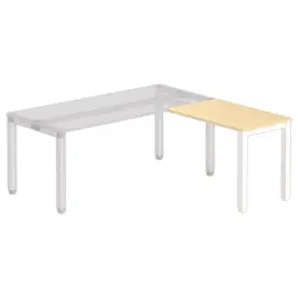 Retour BRUSSEL 98 x 60 beuk - witte poten 