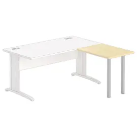 Retour BUENOS AIRES EN BUDAPEST 80 x 60 beuken - aluminium voeten 