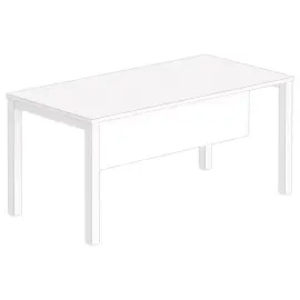 Achtergrondzeil L 160 wit 