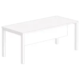 Achtergrondzeil L 180 wit 