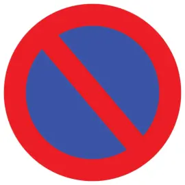 Plakband vloer Verboden te parkeren 