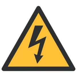 Antislip vloeradhesief gevaar elektriciteit 