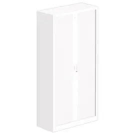 Hoge metalen kast - 198 x 100 cm - Wit 