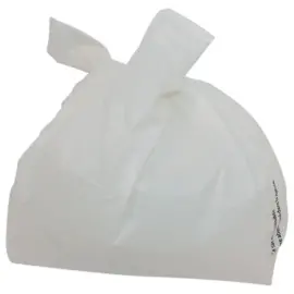 500  Herbruikbare witte polyethyleen draagtasjes 