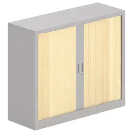 Lage rolluikkast - 100x120 cm - Alu/beuk 