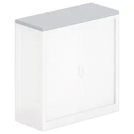 Topafwerking in melamine 25 mm D100- grijs 