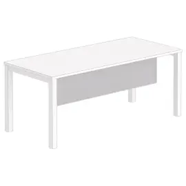 Achtergrondzeil L 180 aluminium 
