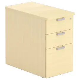 Bureaukast - 3 laden - Beuk - Diepte 80 cm 