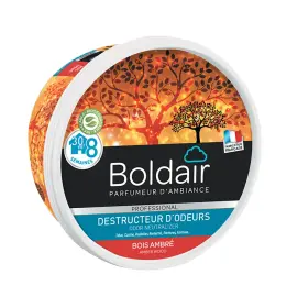 Geurverwijderende vaste gel - Amberhout - 300 g - BOLDAIR 