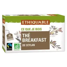 20  Zwarte Ceylon BIO thee in zakjes 