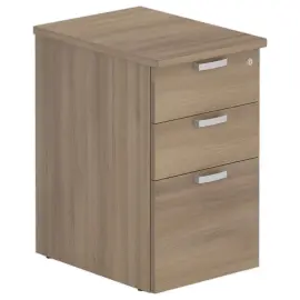 Ladeblok 3 lades - Notenboom - P 60 cm 