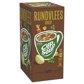 21 zakjes rundvlees Cup a Soup 