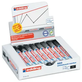 20  Markers 660 - Kogelpunt voor whiteboards - EDDING 