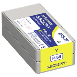 Inktcartridge Jet d'ence EPSON S020604 geel 