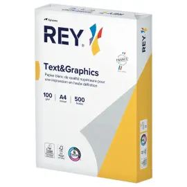 Pak van 500 vellen wit papier - A4 - 100 g -TEXT AND GRAPHICS 