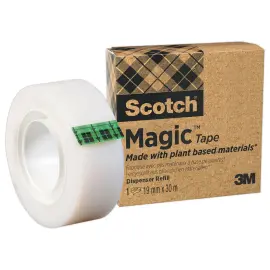 Rol onzichtbare plakband Magic 900 - 33 m x 19 mm - 3M SCOTCH 
