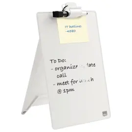 Glazen flipover bureau - 21 x 29 cm - NOBO 