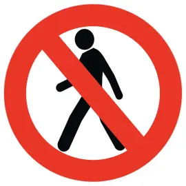 Vloermarkering voor voetgangersadhesief 