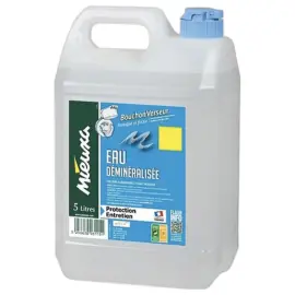 Fles van 5 liter gedemineraliseerd water 