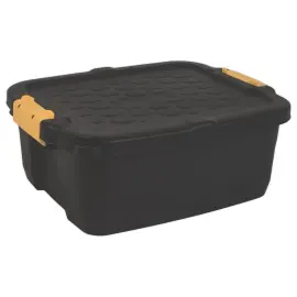 Opbergbox STRATA Heavy Duty 24 L zwart 