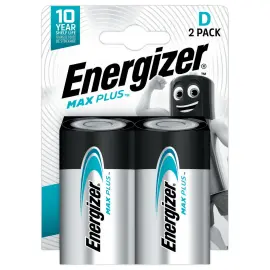 2  Alkaline batterijen LR20 (D) Max Plus - ENERGIZER 