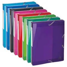 8  Klasseerdoos Iderama - verschillende kleuren - Rug 4 cm - EXACOMPTA 