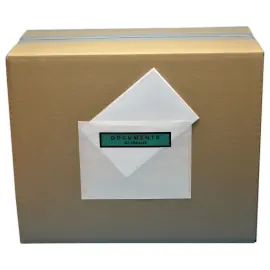 1000  Klevende enveloppen 'Documents enclosed' 16,2 x 12 cm 