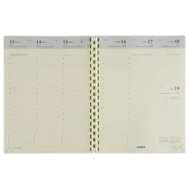 Gevulde navulling voor weekplanner spiraal BREPOLS Timing/Conc. 17,1x22 cm 