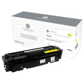 Lasercartridge FIDUCIAL equivalent HP geel 410A 
