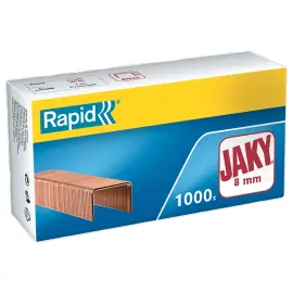 1000  Koperen nietjes 8 mm Jaky - RAPID 