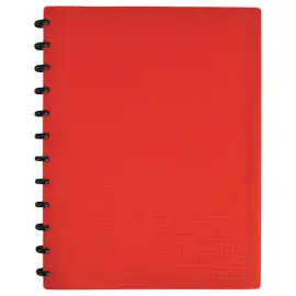 VARIOZIP modulaire documentbeschermer - 30 vakken - rood - OXFORD 
