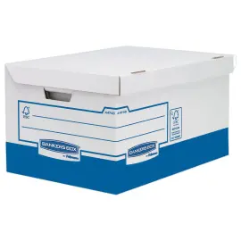 10  Containers BANKER Box FELLOWES ultra zware duty flip-top maxi 