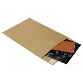 250  Enveloppen van kraft met siliconestrook en venster - 229 x 324 mm - IPC BONG 
