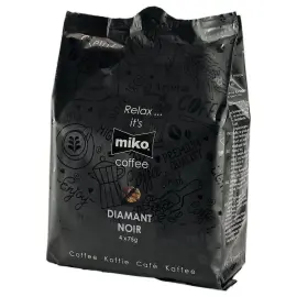 36  Koffiedosissen in filterzakjes - kwaliteit Diamant Noir - MIKO 