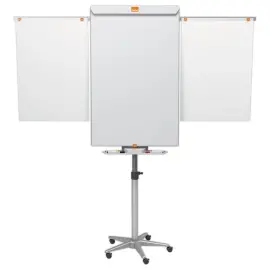 Magnetisch en uitschuifbar mobiel paperboard - 70 x 190 cm - NOBO 