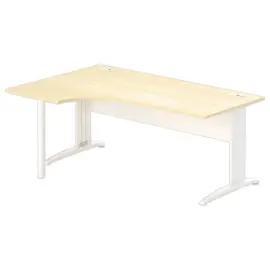 Bureau BUENOS AIRES compact terug naar links beuken/wit, L180 